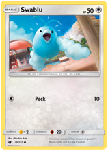 Load image into Gallery viewer, Sun and Moon Crimson Invasion - 079 Swablu
