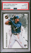 Load image into Gallery viewer, Wander Franco 2022 Topps Pristine Rookie Refractor #206 PSA 10 Gem Mint RC SP
