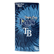 Load image into Gallery viewer, Tampa Bay Rays Psychedelic 30x60 Beach Towel
