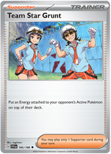 Load image into Gallery viewer, Scarlet and Violet Scarlet &amp; Violet - 195 Team Star Grunt

