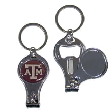将图片加载到图库查看器，NCAA Team Keychain Bottle Opener - Choose Your
