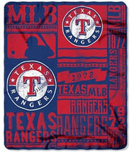 将图片加载到图库查看器，MLB Fleece Blanket 50&quot;x60&quot; Assorted Teams Choose Yours
