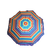 تحميل الصورة إلى عارض المعرض، Tommy Bahama 7.5&#39; Multiplecolor Stripe Beach Umbrella -

