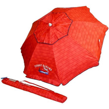 将图片加载到图库查看器，Tommy Bahama 7.5&#39; Red Strip Beach Umbrella
