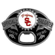 将图片加载到图库查看器，NCAA Team Tailgater Belt Buckle Bottle Opener - Assorted Teams Choose Your
