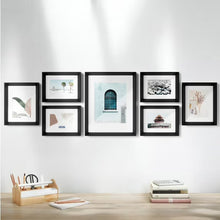 Load image into Gallery viewer, Umbra Gallery Photo Frames 7 Piece - BLACK
