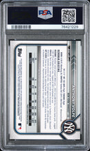 Load image into Gallery viewer, 2022 Bowman Draft Chrome Black &amp; White RayWave Anthony Volpe PSA 9
