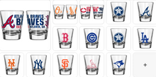 Load image into Gallery viewer, MLB Official Licensed 2 oz Shot Glass - Choose Yours
