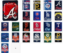 将图片加载到图库查看器，MLB Team Raschel Throw Assorted Teams &amp; Style Choose Your
