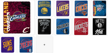 تحميل الصورة إلى عارض المعرض، NBA Fleece Blanket 50&quot;x60&quot; Assorted Team &amp; Style Choose Your
