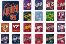 تحميل الصورة إلى عارض المعرض، NCAA Campaign Fleece Blanket 50&quot;x60&quot; Assorted Teams Choose Your
