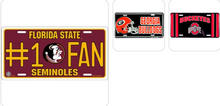 تحميل الصورة إلى عارض المعرض، NCAA Team License Plate Assorted Team &amp; Style Choose Your
