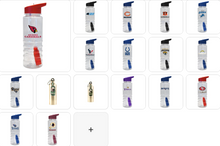 Load image into Gallery viewer, NFL Team Filter Water Bottle &amp; Stainless Steel Water Bottle - Choose Yours
