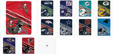Load image into Gallery viewer, NFL Team Raschel Throw 60&quot;x80&quot; Assorted Teams Choose Your
