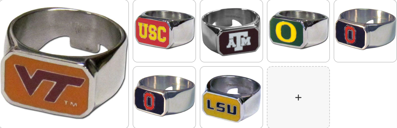 NCAA Official Team Ring/Bottle Opener - Assorted Team Choose your | The ...