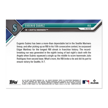 Load image into Gallery viewer, Eugenio Suarez - 2023 MLB TOPPS NOW Card #653 Seattle Mariners - walk-of-famesports
