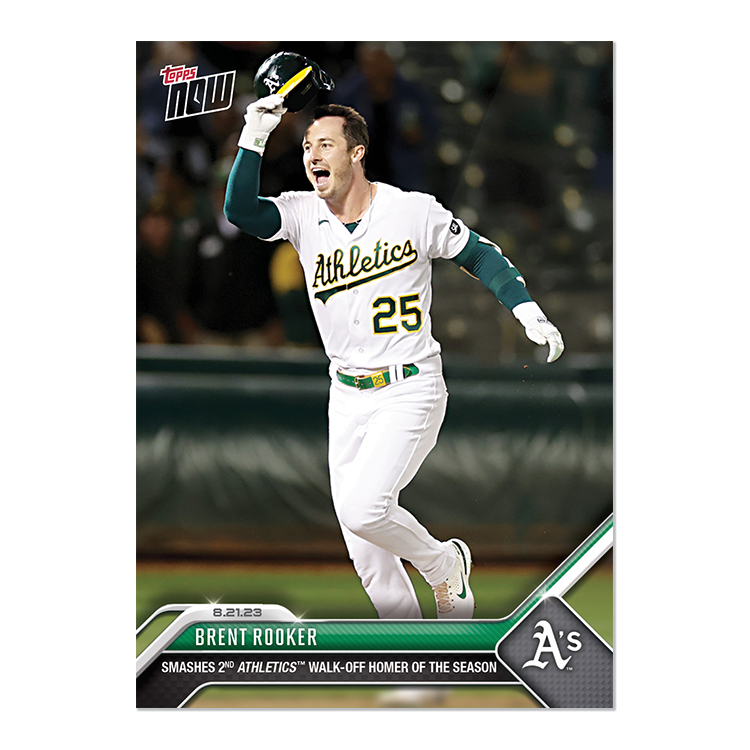 Brent Rooker - 2023 MLB TOPPS NOW® Card 745 - PR: 316 - walk-of-famesports