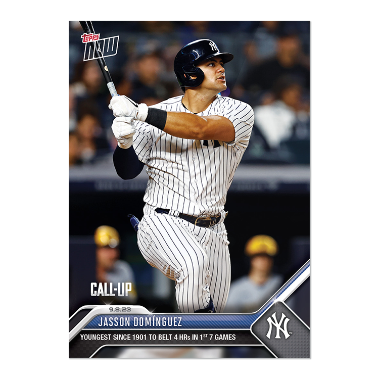 2023 Topps Now Call-Up Jasson Dominguez #834 New York Yankees