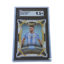 Load image into Gallery viewer, 2016-17 Panini Select National Pride Sergio Aguero #3 SGC 9.5
