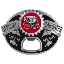 将图片加载到图库查看器，NCAA Team Tailgater Belt Buckle Bottle Opener - Assorted Teams Choose Your
