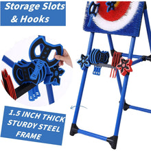 将图片加载到图库查看器，Axe Throwing Bristle Target with 8 Throwing Axes Set - Open Box
