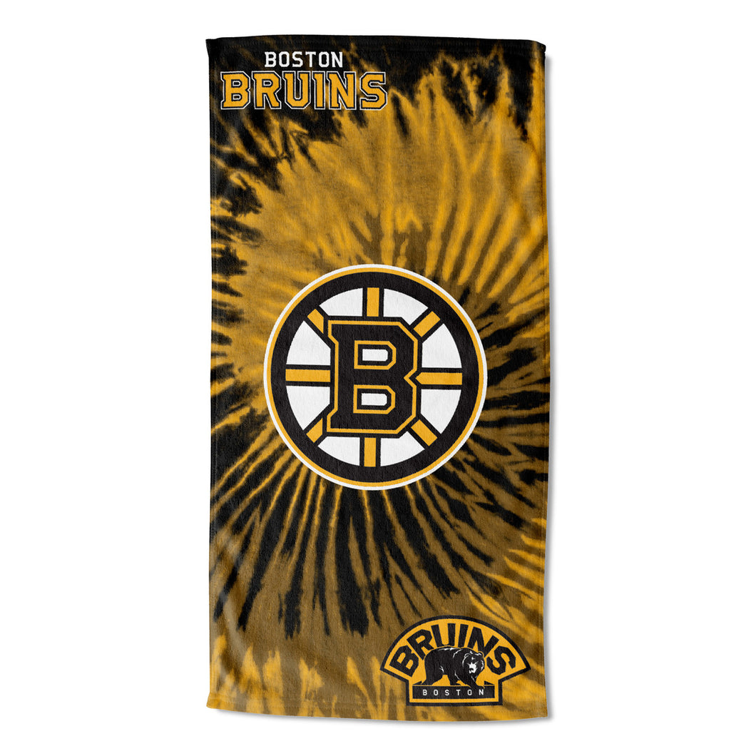 Boston Bruins Psychedelic Beach Towel 30