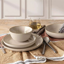 将图片加载到图库查看器，over&amp;back Options 16-piece Dinnerware Set (Beige)
