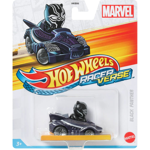 Hot Wheels RacerVerse Die-Cast Vehicle with Black Panther - walk-of-famesports