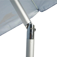 将图片加载到图库查看器，Tommy Bahama 8&#39; Blue Beach Umbrella with UV Protection and Tilt Function
