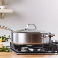 Load image into Gallery viewer, GreenPan Superior 5-quart Stainless Steel Sauté Pan
