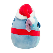 Load image into Gallery viewer, Squishmallows Stitch Wearing Santa Hat &amp; Scarf 8&quot; 2023 Disney Christmas Collection Stuffed Plush
