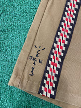 将图片加载到图库查看器，Travis Scott Cactus Jack Stripe Short Brown Multi
