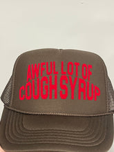 将图片加载到图库查看器，That&#39;s A Awful Lot Of Cough Syrup Trucker Hat Brown Red
