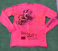 将图片加载到图库查看器，Travis Scott O2 Live Long-Sleeve Pink Tie-Dye
