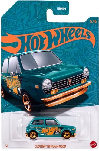 2024 Hot Wheels 56th Pearl and Chrome '70 Honda N600 5/6