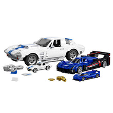 将图片加载到图库查看器，Mattel Brick Shop Hot Wheels Cadillac GTP &amp; Corvette - Open Box
