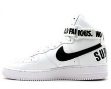 Load image into Gallery viewer, Nike Air Force 1 High Supreme World Famous White Size 12M
