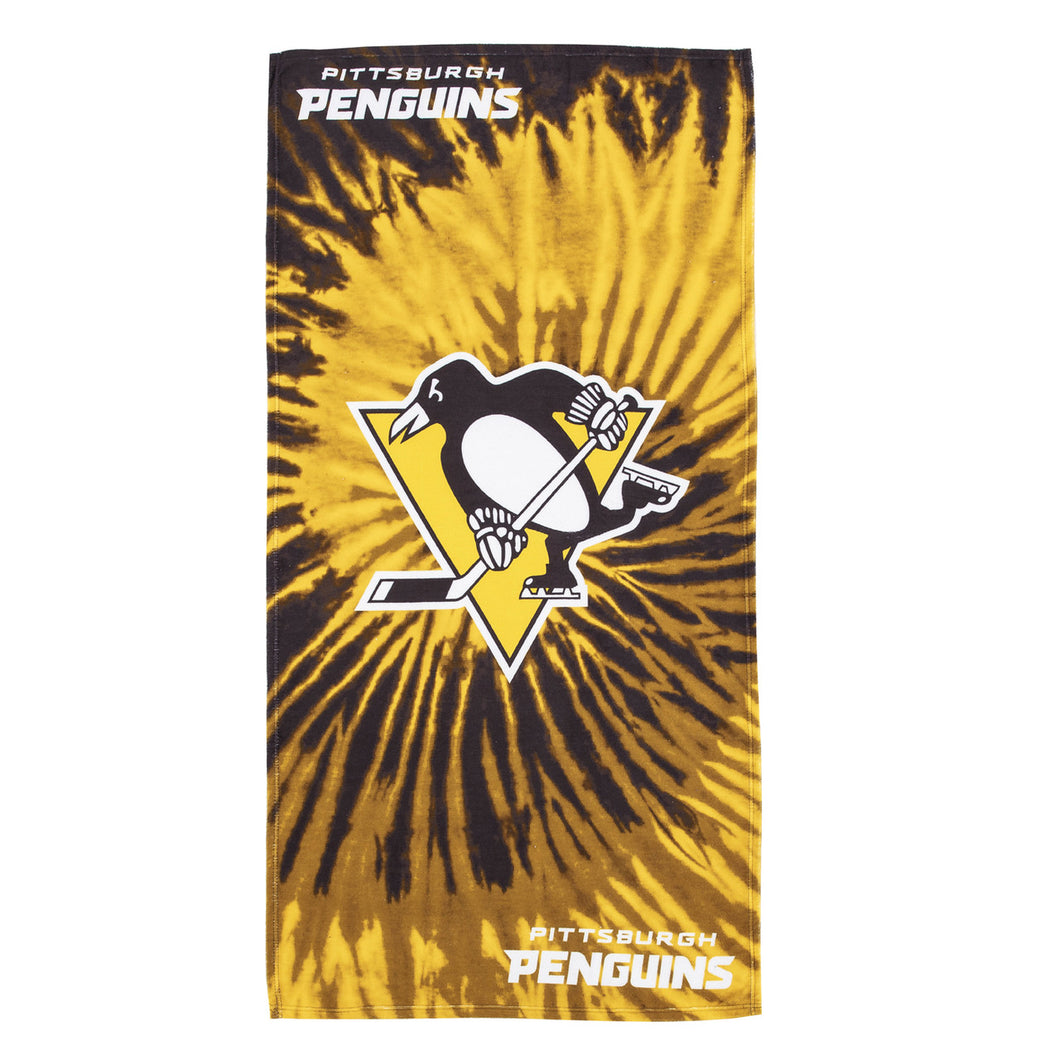 Pittsburgh Penguins Psychedelic Beach Towel 30