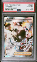 Load image into Gallery viewer, 2022 Pokemon SWSH Silver Tempest FA Gordie #TG-24 PSA Gem Mint 10
