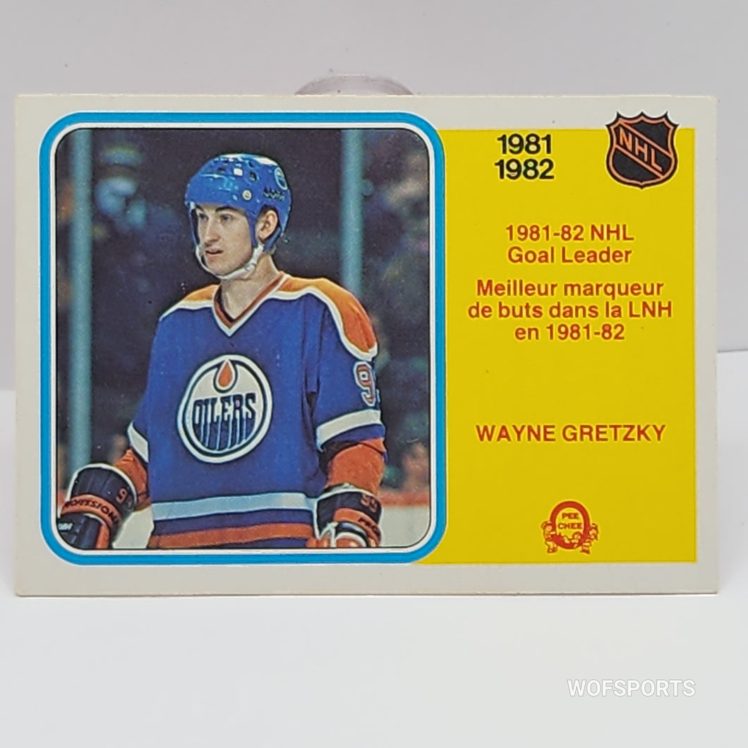 1982 O-Pee-Chee #235 Wayne Gretzky League Leaders