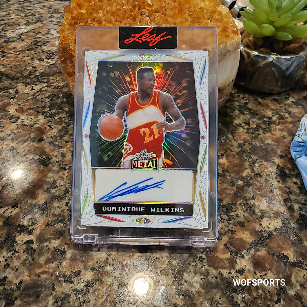 2023 Leaf Metal Auto 4/4 Dominique Wilkins #EA-DW1