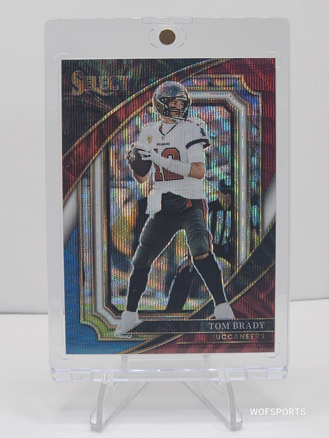 2022 Panini Select Suite Level Tri-Color Prizm /149 Tom Brady #363 Tampa Bay Buccaneers