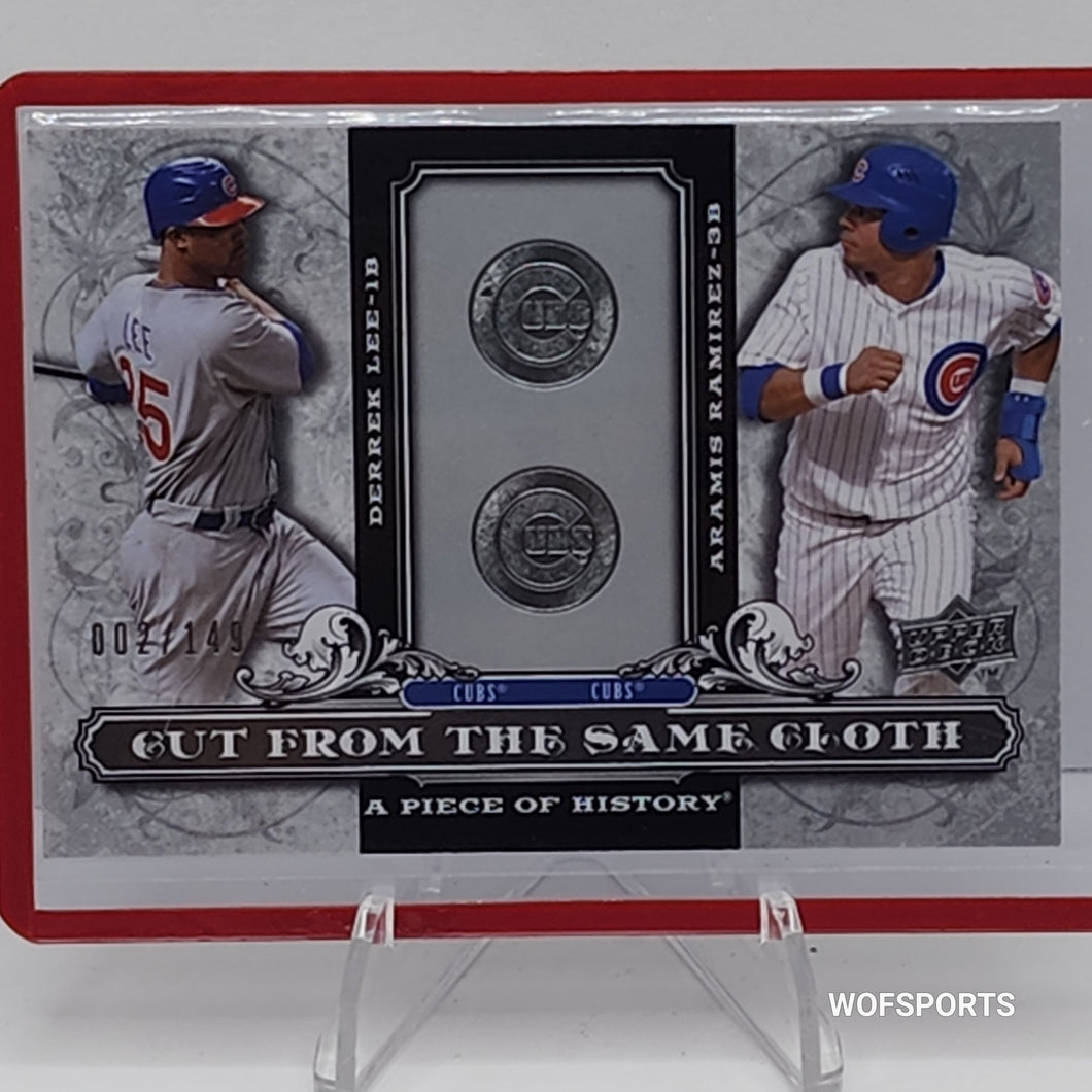 2008 Upper Deck Cut From The Same Cloth 2/149 Darren Lee & Aramis Ramirez #CSC-RL Chicago Cubs