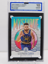 Load image into Gallery viewer, 2020 Panini Illusions Mystique 13 Stephen Curry Sapphire ISA 10 GEM Mint Color Match SP
