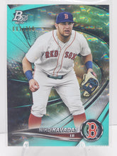 将图片加载到图库查看器，2022 Bowman Platinum Top Prospects Aqua Ice Foilboard 2/250 Niko Kavadas #TOP-48 Boston Red Sox
