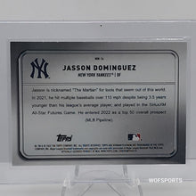 Load image into Gallery viewer, 2022 Topps Bowman Platinum Purple Minted In Merit 67/250 Jasson Dominguez #MM-16 Yankees
