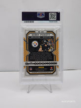 Load image into Gallery viewer, 2022 Panini Obsidian Kenny Pickett #104 Auto Electric Etch Green Rookies #/50 RC Pittsburgh Steelers PSA 8/10 Auto
