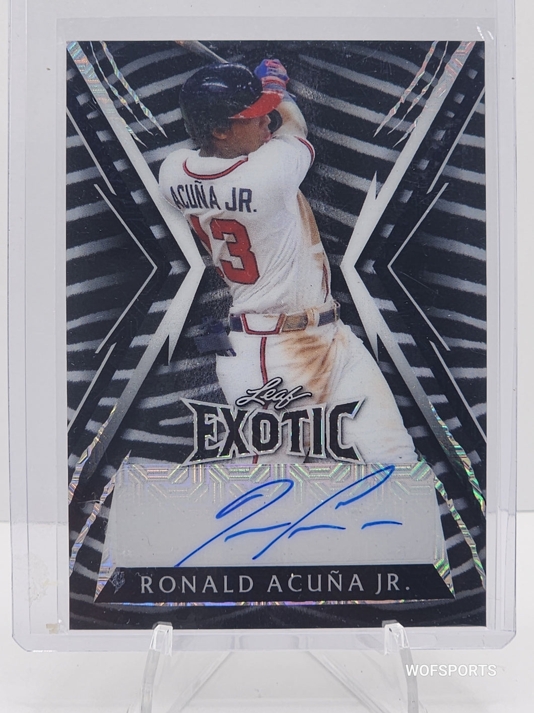 2023 Leaf Exotic Auto 3/8 Ronald Acuna Jr. #BA-RAJ - BRAVES