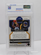 Load image into Gallery viewer, 2021-22 Panini Prizm Red White Blue Prizm Moses Moody #308 RC Rookie Parish 9 Mint Warriors
