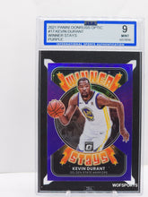 Load image into Gallery viewer, 2021 Panini Donruss Optic Winner Stays Purple Kevin Durant #17 ISA 9 MT
